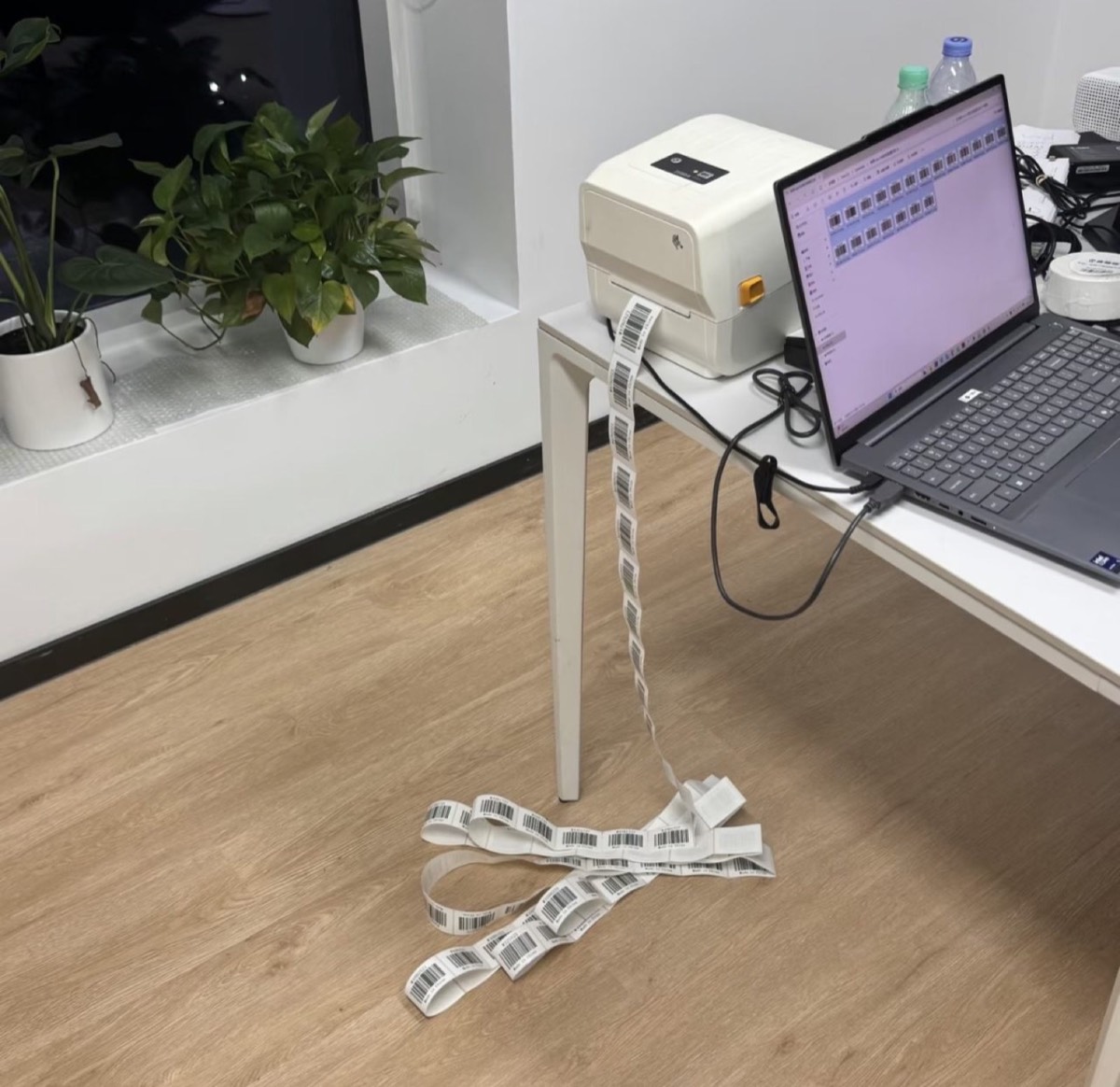 Printing FNSKU barcode labels for marketplace orders