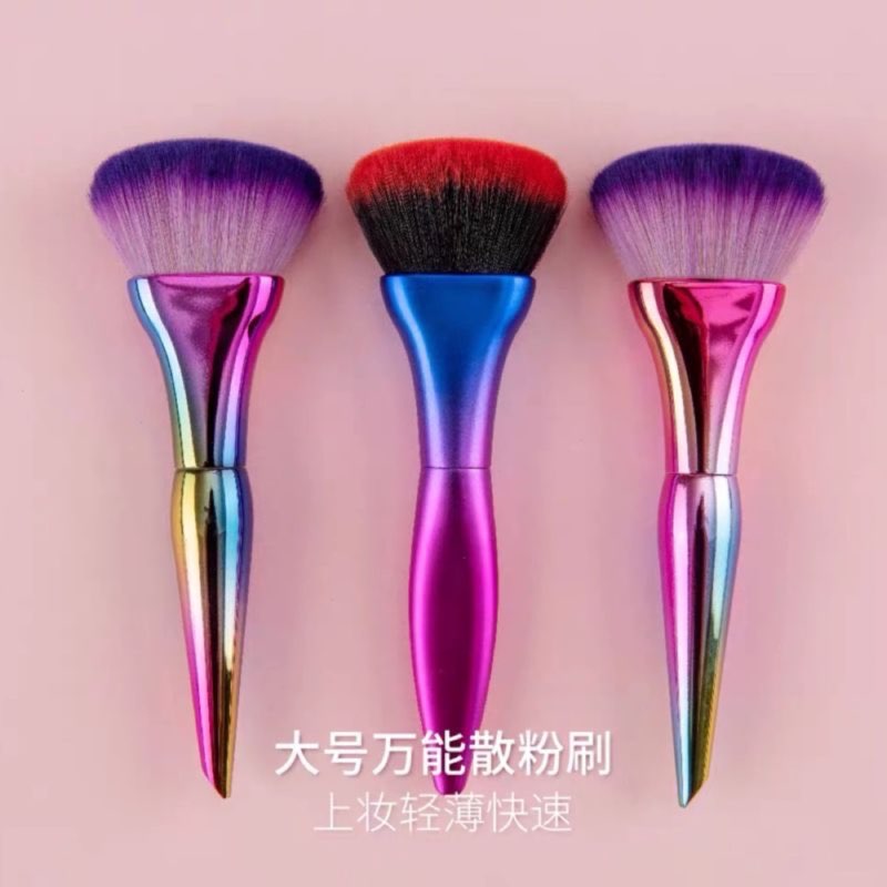 Dual-head powder & contour brush