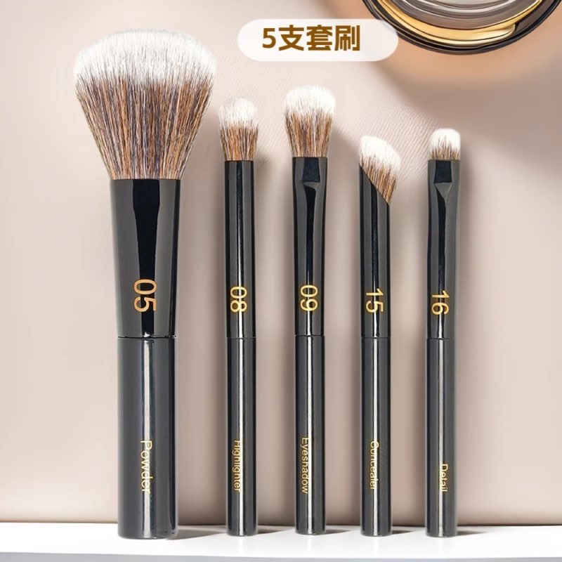 5-pc pro travel brush set