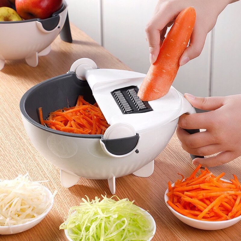 Viral shredder w/ drain basket