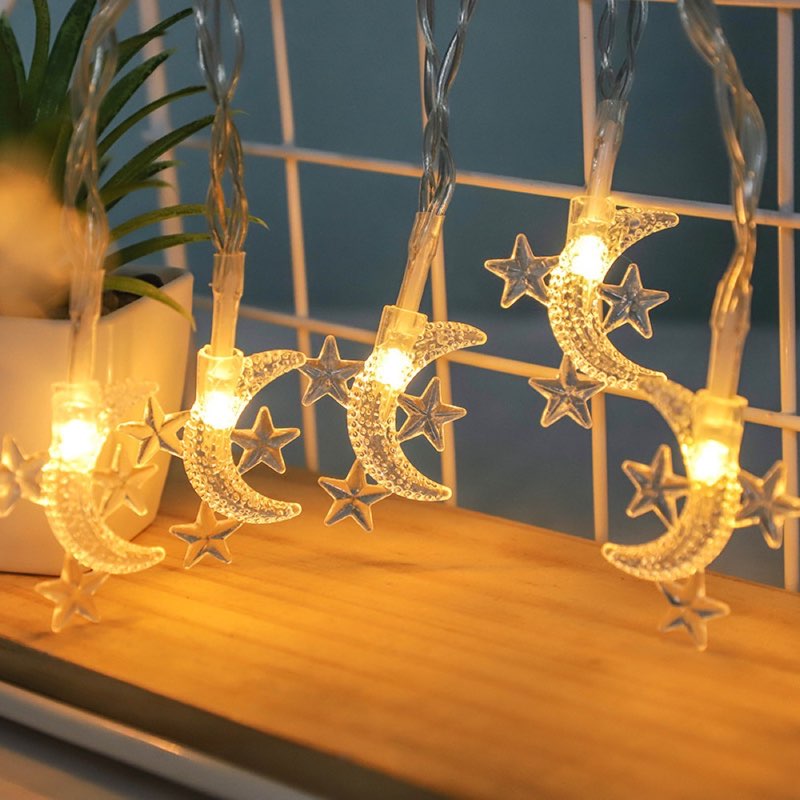 Ramadan star & moon LED string lights