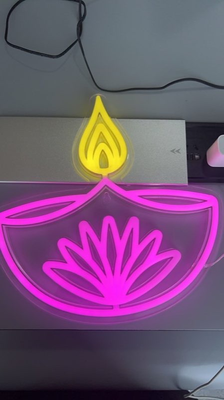 Muslim acrylic light sign (gift)